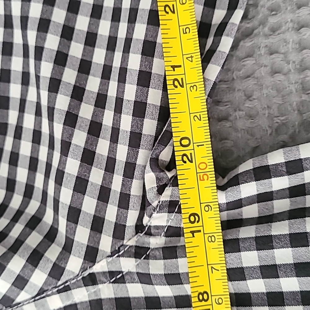 Jcrew Buffalo Check Button Down Tunic, Medium - image 7